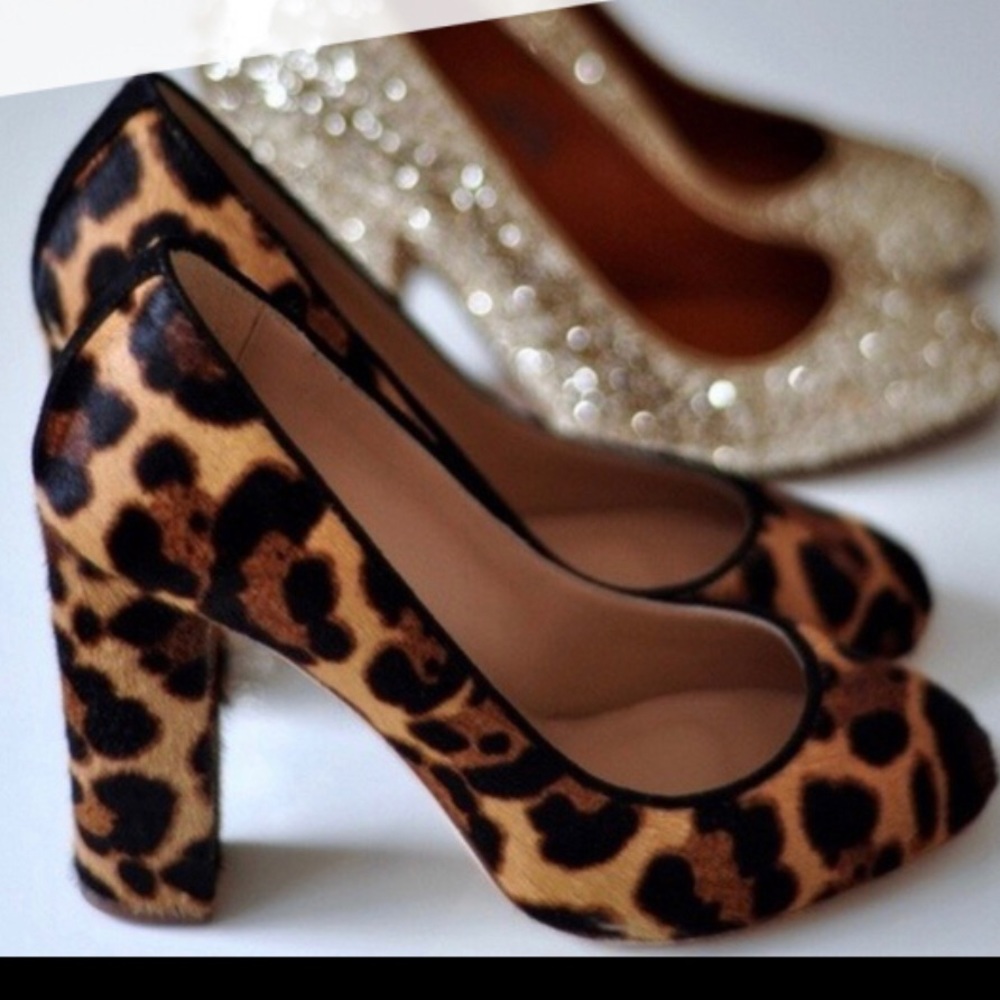 J. Crew Collection Etta Calf-Hair Pumps